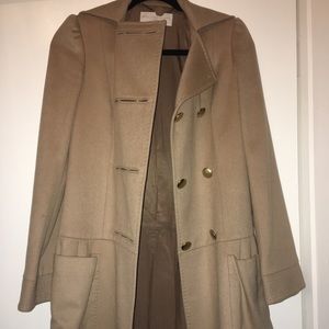Wool camel brown coat